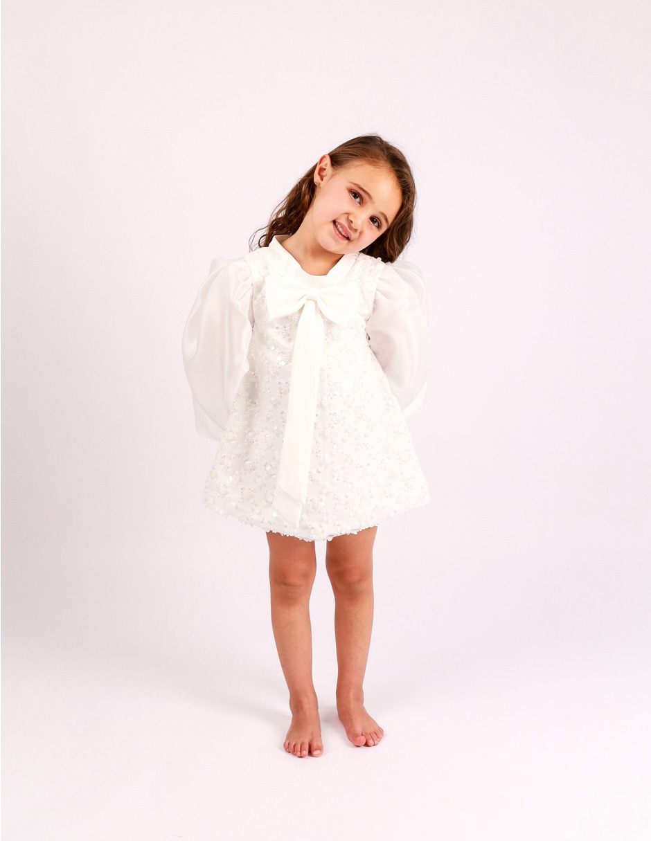 Vestido estrella manga Globo para Infantil Niña 2