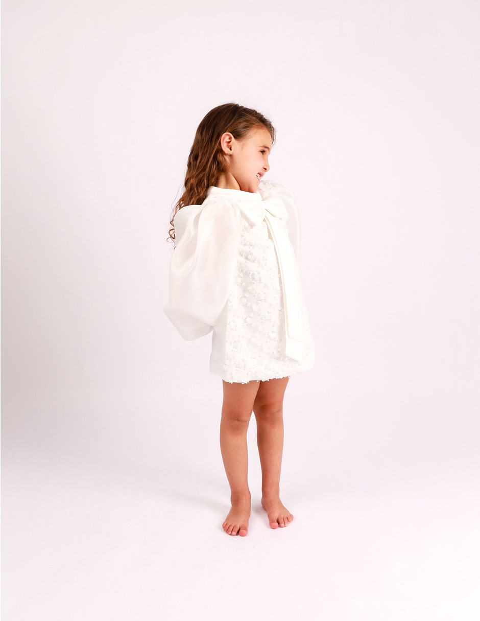 Vestido estrella manga Globo para Infantil Niña 3