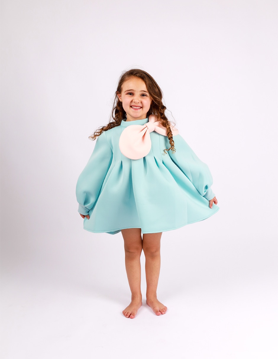 Vestido estrella manga Globo para Infantil Niña Vestido estrella manga Globo para Infantil Niña