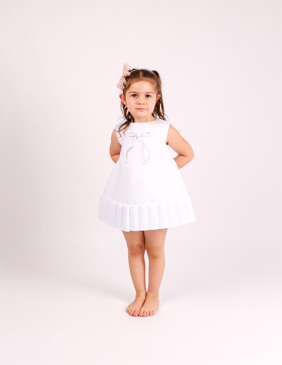Vestido estrella manga Sin manga para Infantil Niña