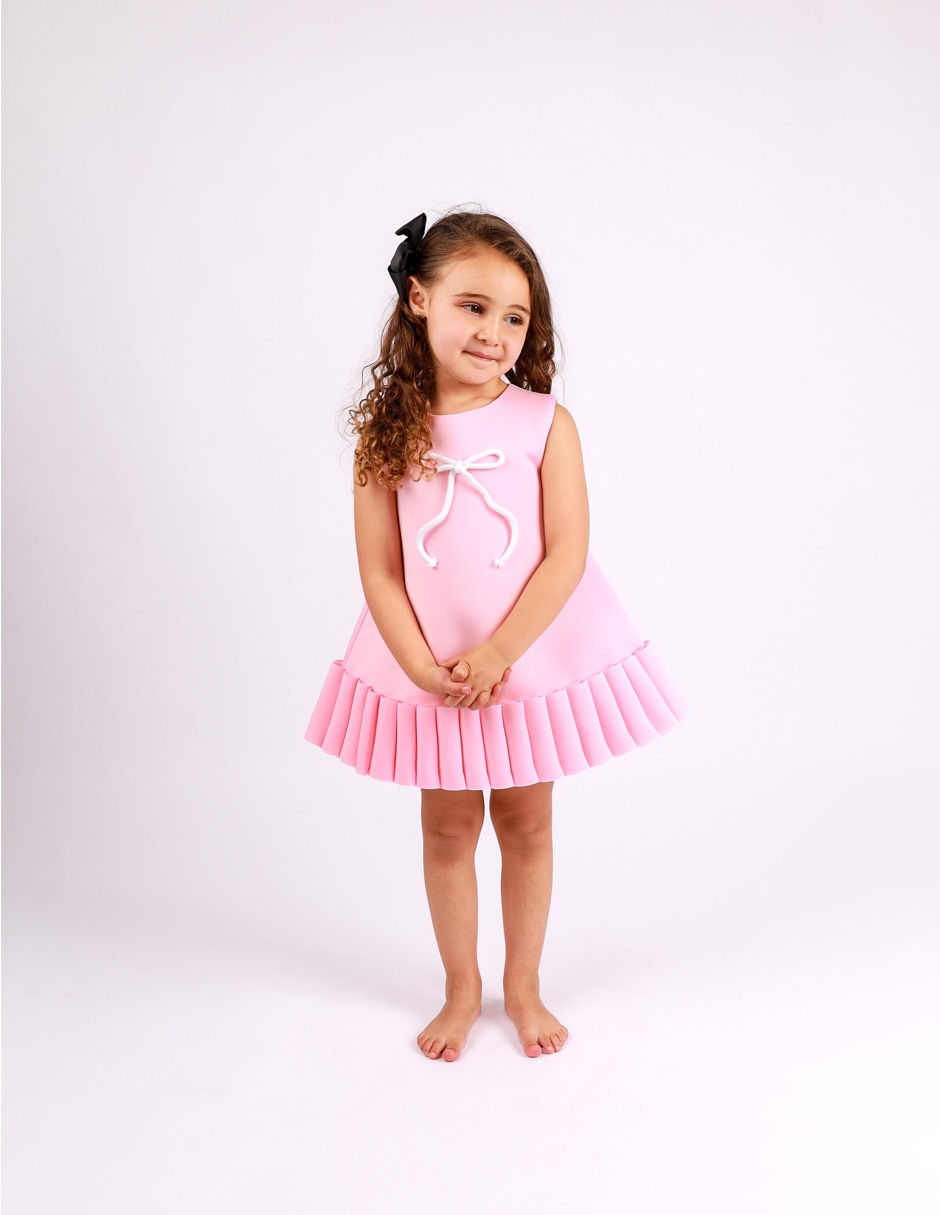 Vestido estrella manga Sin manga para Infantil Niña 3