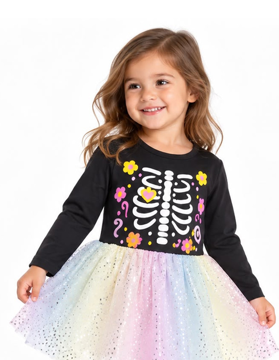 Vestido halloween para niña 2