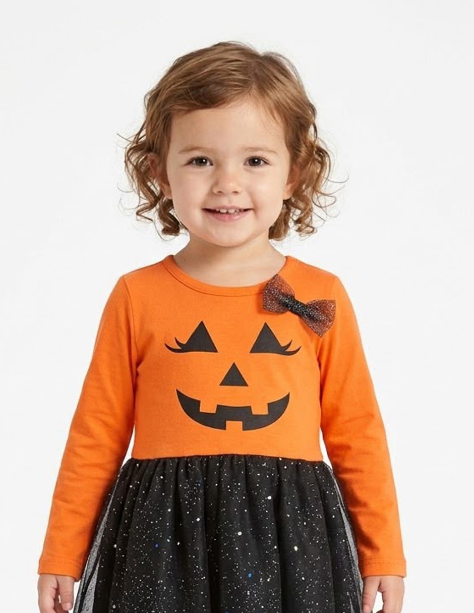 Vestido halloween para niña 2