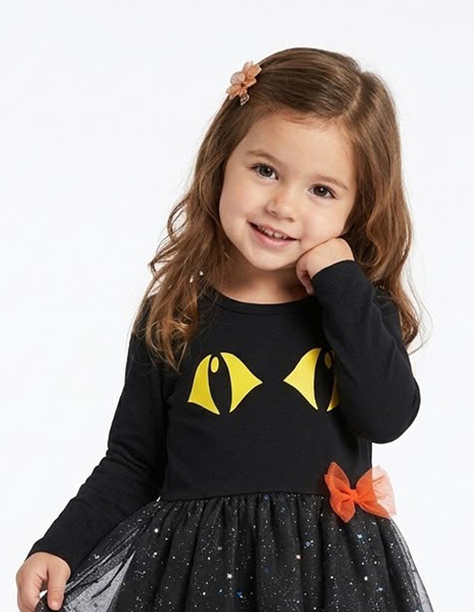 Vestido halloween para niña 2
