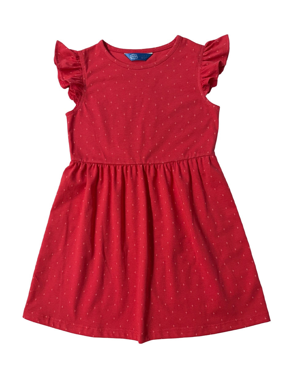 Set vestido manga volantes para niña 2