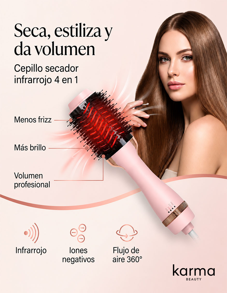 Cepillo de aire Karma Beauty Seabreeze Infrared