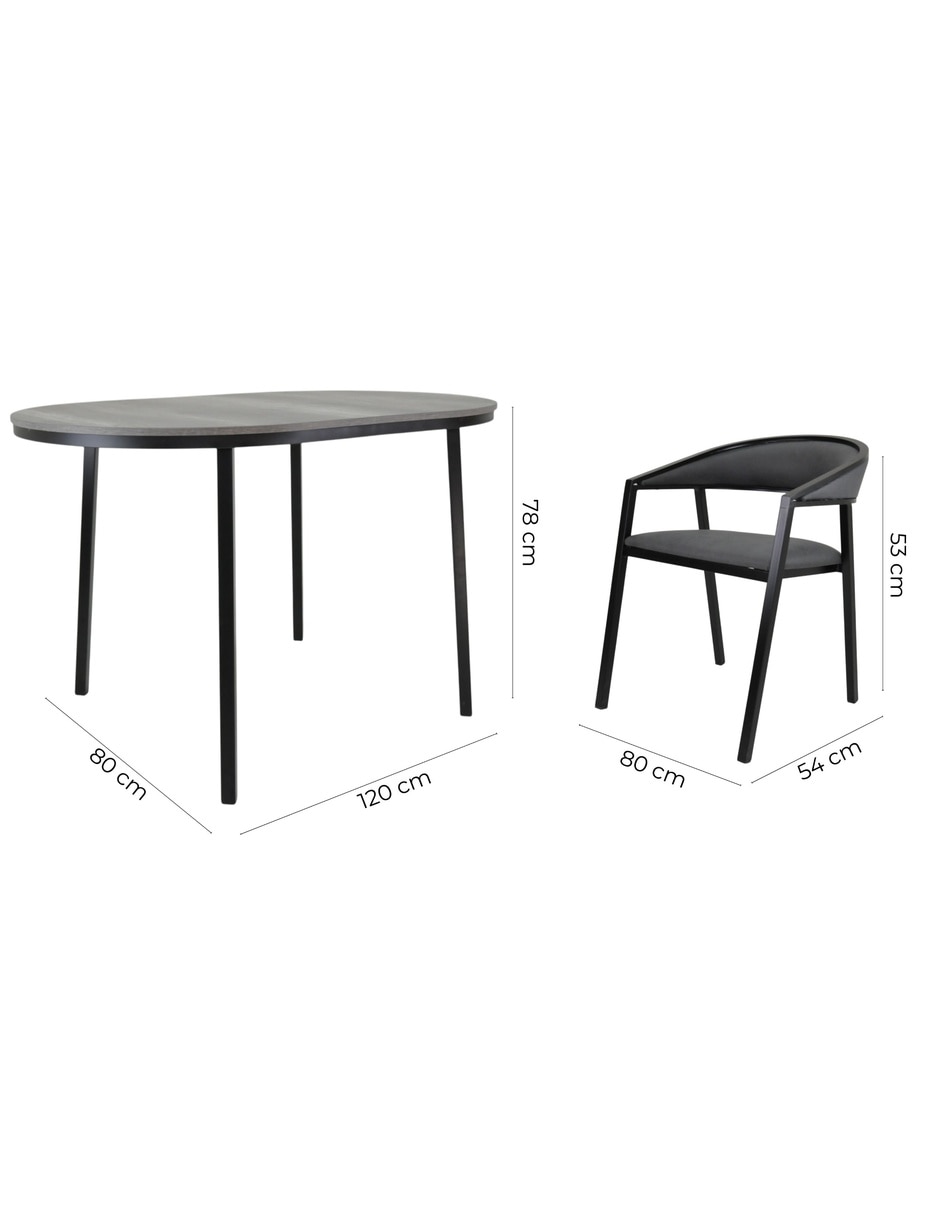 Comedor Camila para 4 personas 12