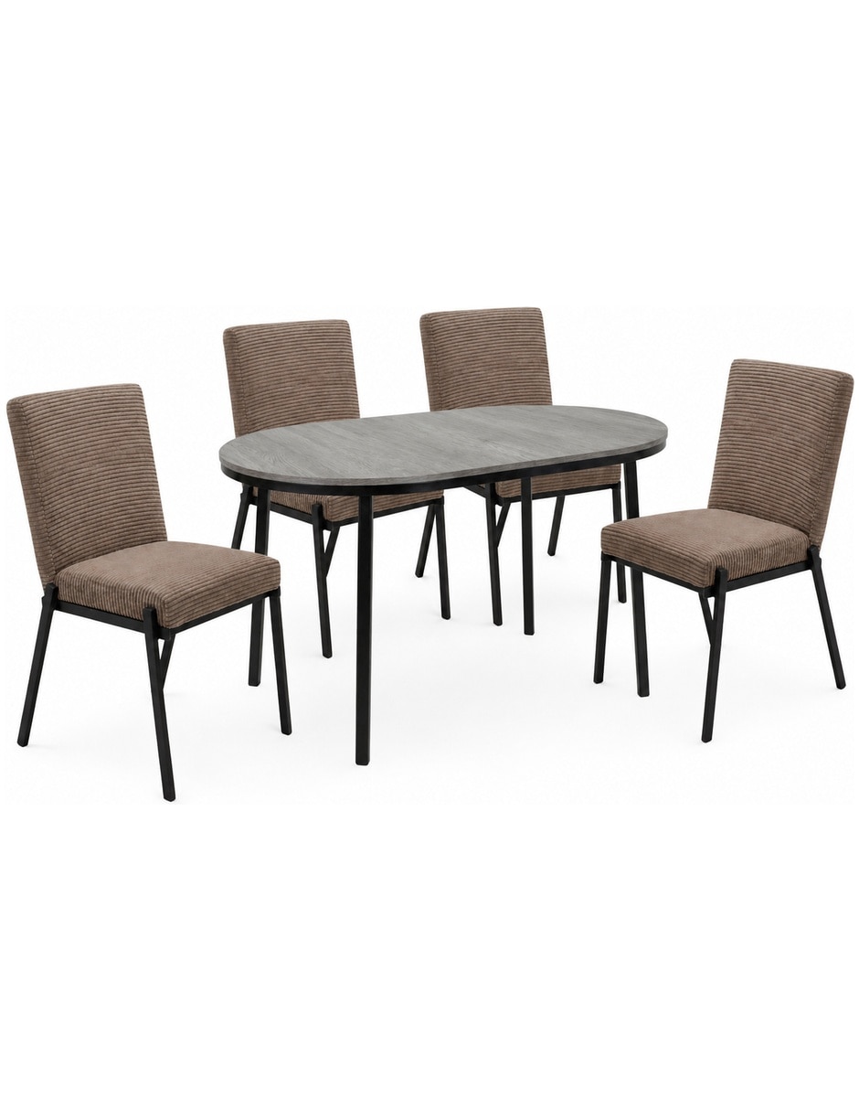 Comedor Camila+Zenta para 4 personas de MDF Comedor Camila+Zenta para 4 personas de MDF